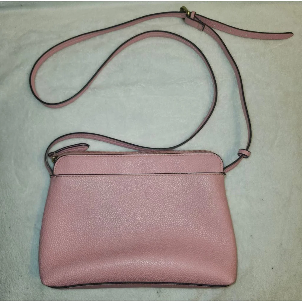 Women's St. John's Bay Pink Crossbody Bag - Picture 2 of 5